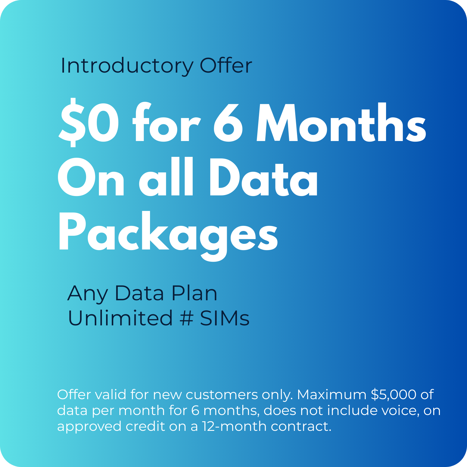 Zero Data Offer